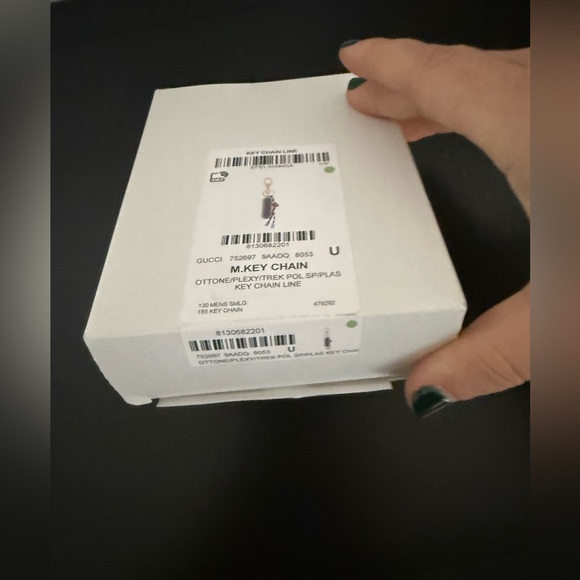 Gucci Unique Plexy Keychain/ Key Ring, NIB - Picture 8 of 8